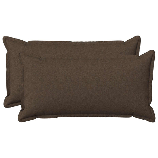 vidaXL Cushion with Pillow HOUTEN 2 pcs Taupe Faux Linen