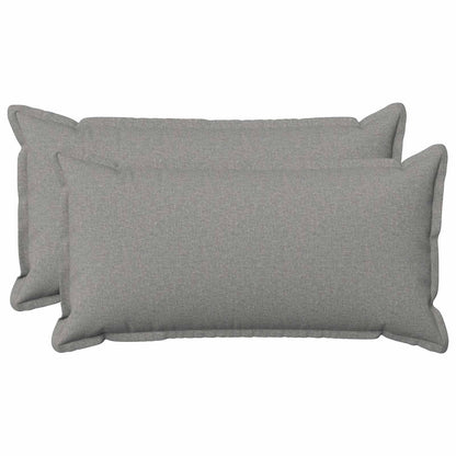 vidaXL Cushion with Pillow HOUTEN 2 pcs Cloud Grey Faux Linen