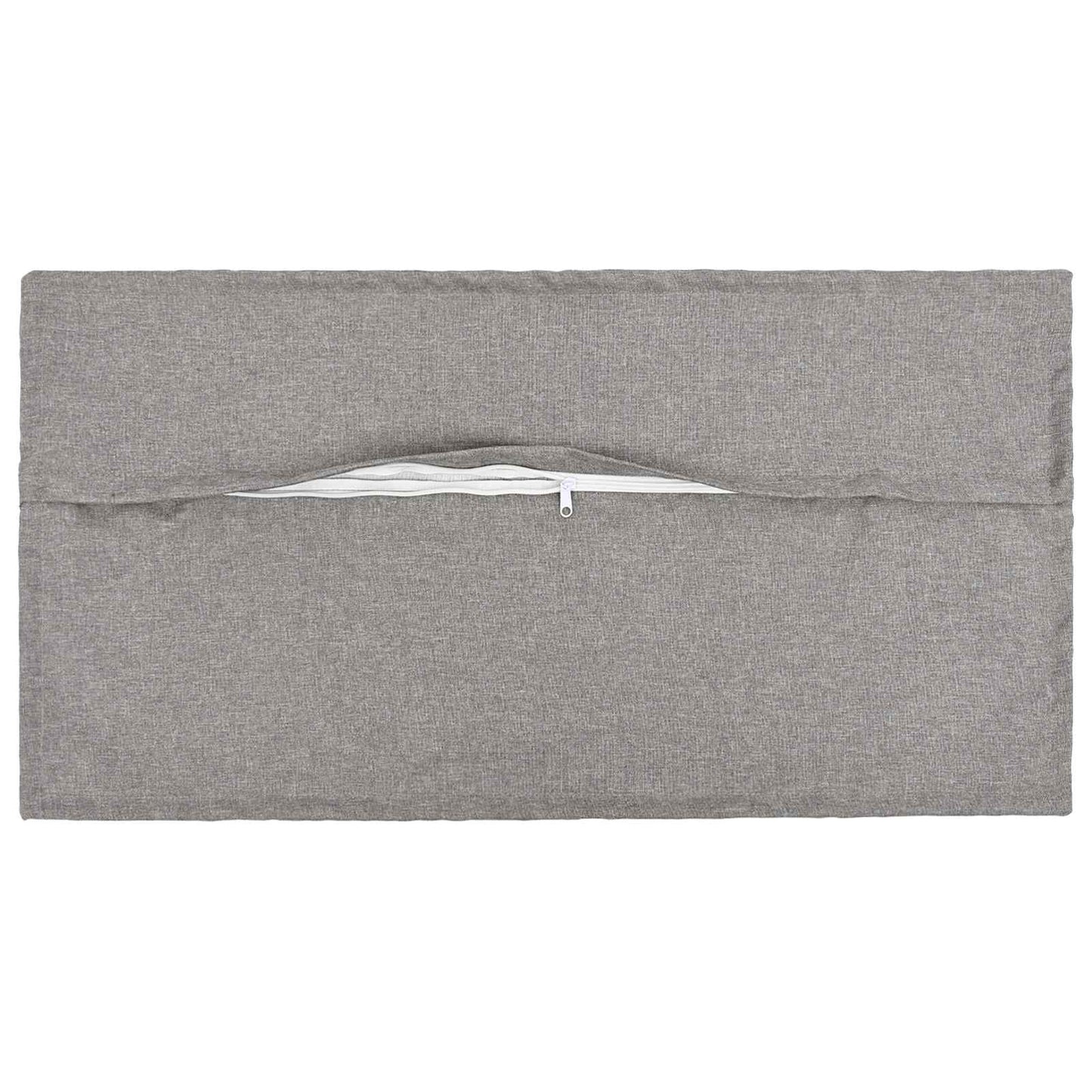 vidaXL Cushion with Pillow HOUTEN 12 pcs Cloud Grey Faux Linen