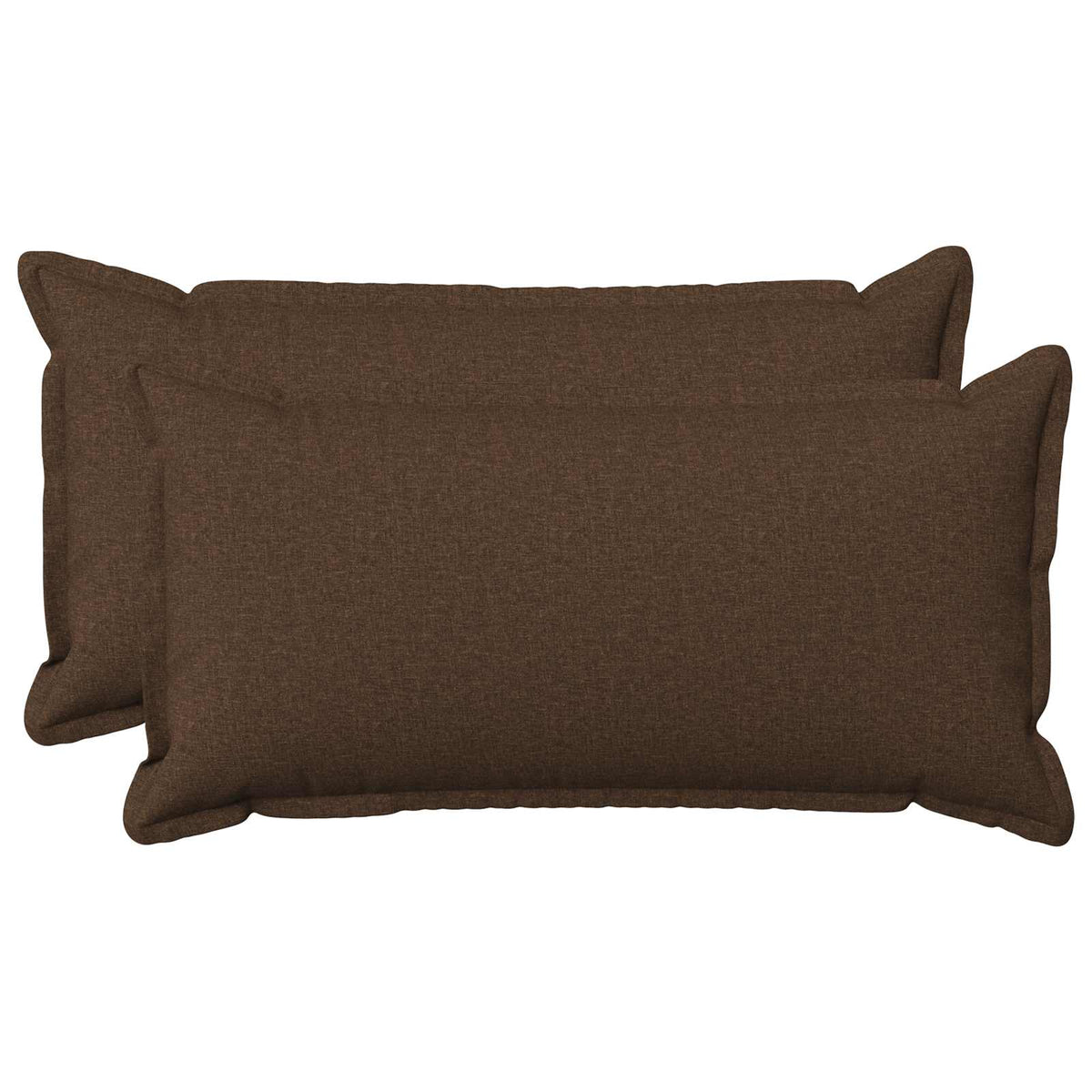 vidaXL Cushion with Pillow HOUTEN 2 pcs Brown Faux Linen
