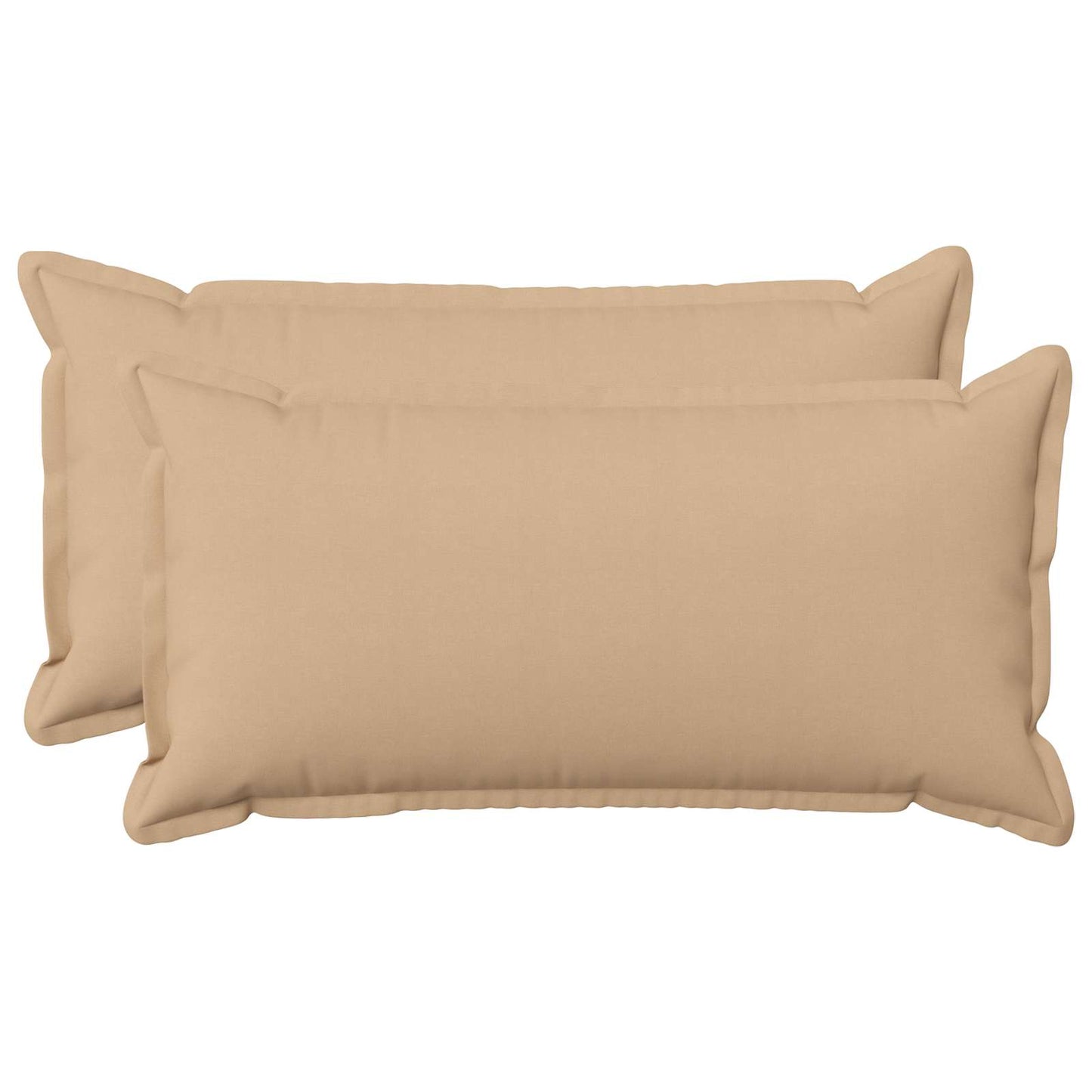 vidaXL Cushion with Pillow HOUTEN 2 pcs Cream Faux Linen