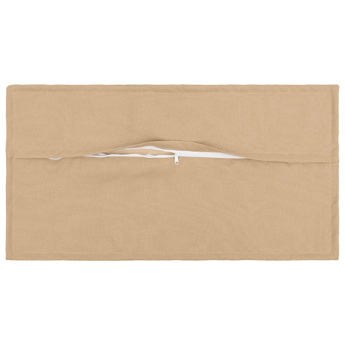 vidaXL Cushion with Pillow HOUTEN 12 pcs Cream Faux Linen