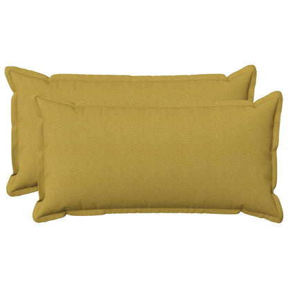 vidaXL Cushion with Pillow HOUTEN 2 pcs Light Green Faux Linen