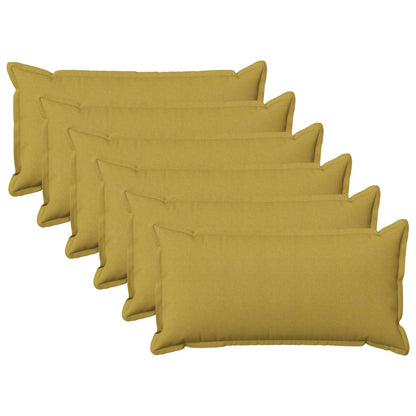 vidaXL Cushion with Pillow HOUTEN 6 pcs Light Green Faux Linen