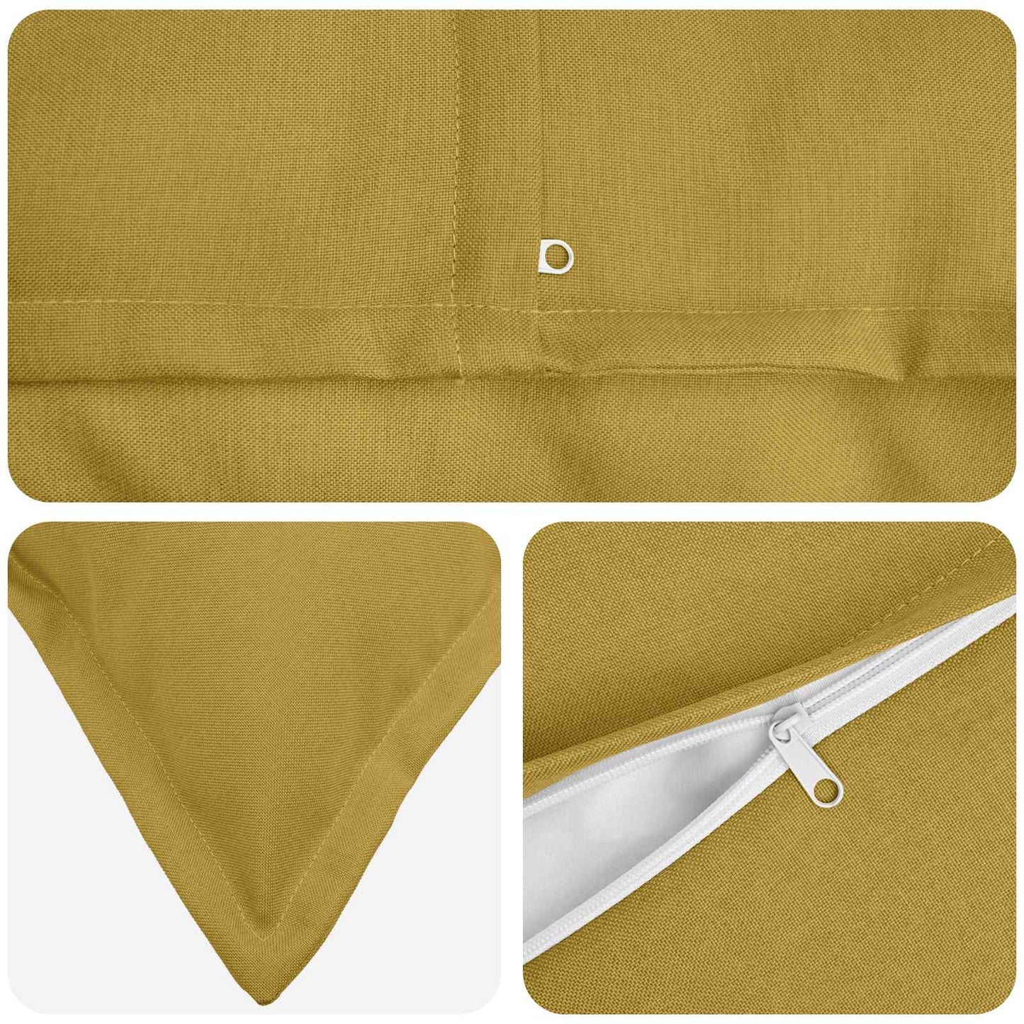 vidaXL Cushion with Pillow HOUTEN 12 pcs Light Green Faux Linen