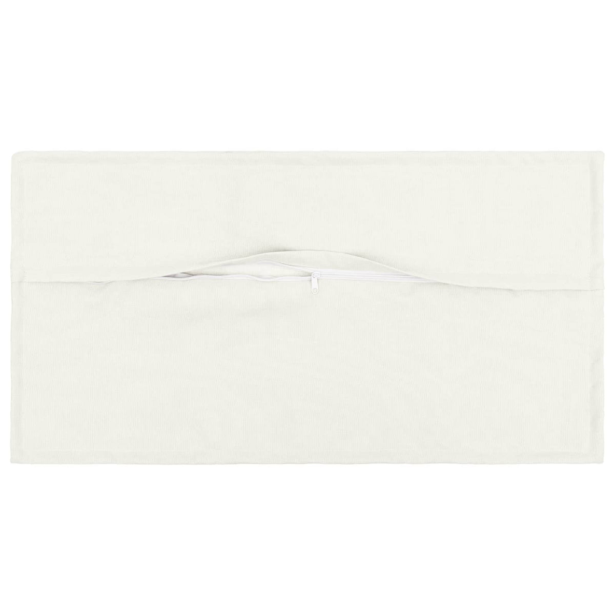 vidaXL Cushion with Pillow HOUTEN 2 pcs White Faux Linen