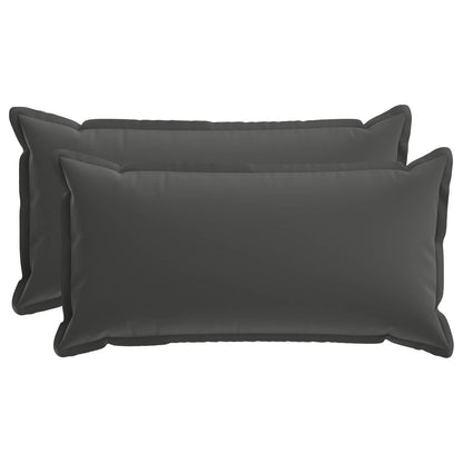vidaXL Cushion with Pillow HOUTEN 2 pcs Anthracite Polyester