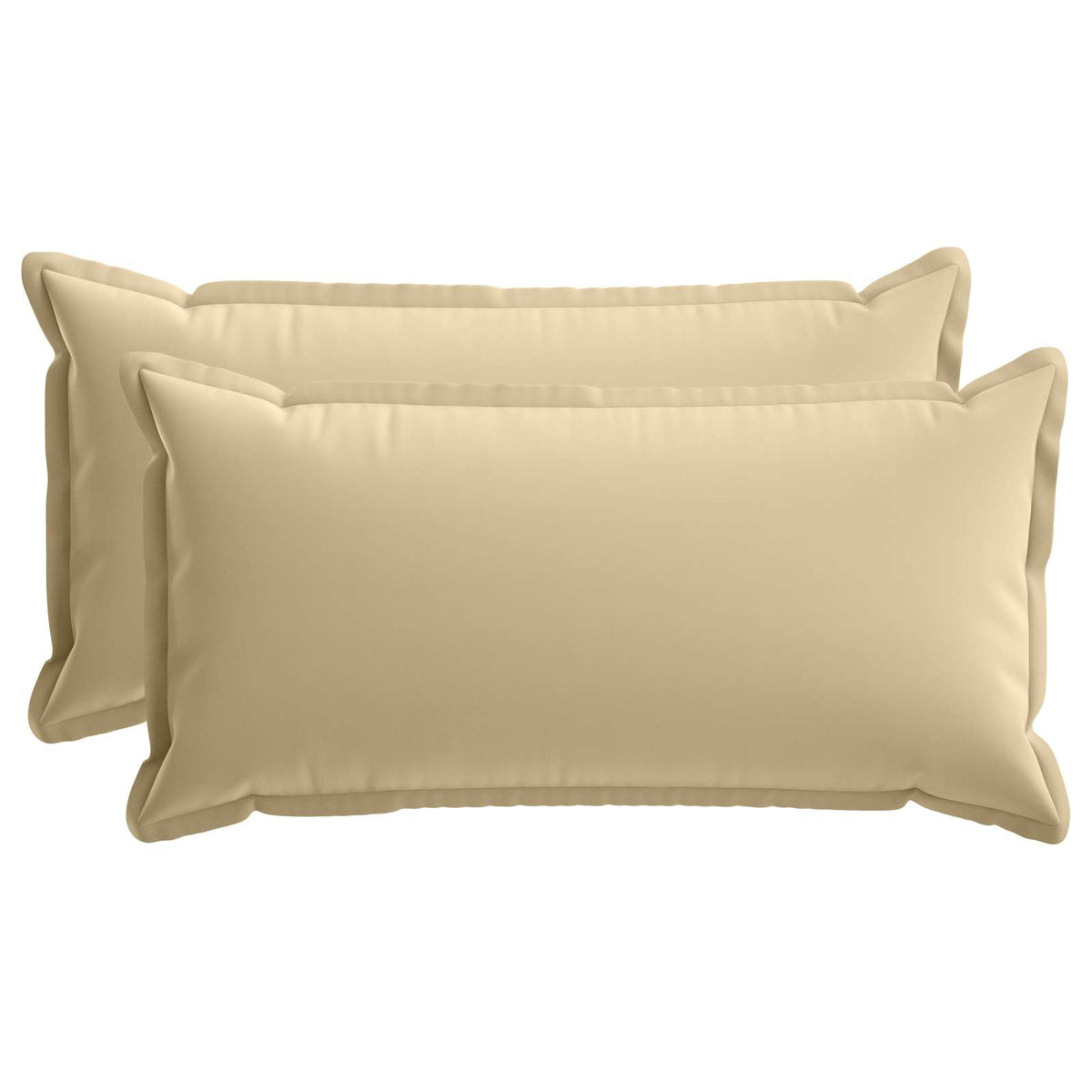 vidaXL Cushion with Pillow HOUTEN 2 pcs Beige Polyester