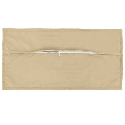vidaXL Cushion with Pillow HOUTEN 12 pcs Beige Polyester