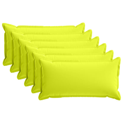 vidaXL Cushion with Pillow HOUTEN 6 pcs Bright Green Polyester
