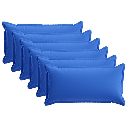 vidaXL Cushion with Pillow HOUTEN 6 pcs Royal Blue Polyester