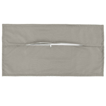 vidaXL Cushion with Pillow HOUTEN 12 pcs Grey Polyester