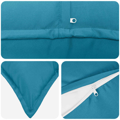 vidaXL Cushion with Pillow HOUTEN 6 pcs Light Blue Polyester