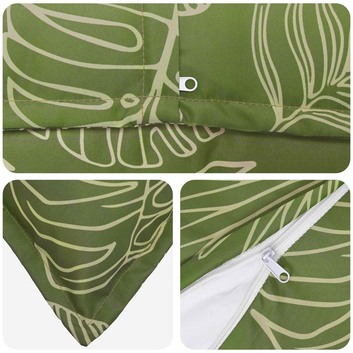 vidaXL Cushion Leaf with Pillow HOUTEN 6 pcs Leaf Design Polyester