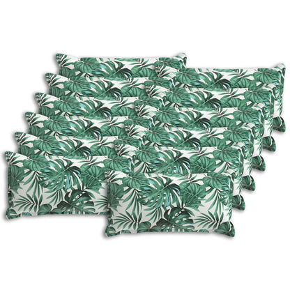 vidaXL Cushion Leaf with Pillow HOUTEN 12 pcs Leaf Pattern Polyester