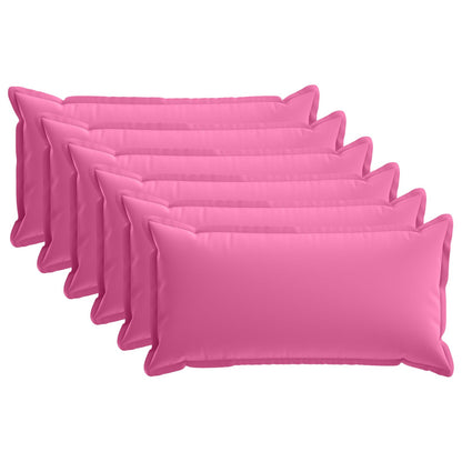 vidaXL Cushion with Pillow HOUTEN 6 pcs Pink Polyester