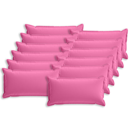 vidaXL Cushion with Pillow HOUTEN 12 pcs Pink Polyester