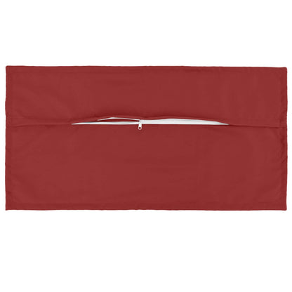 vidaXL Cushion with Pillow HOUTEN 6 pcs Wine Red Polyester