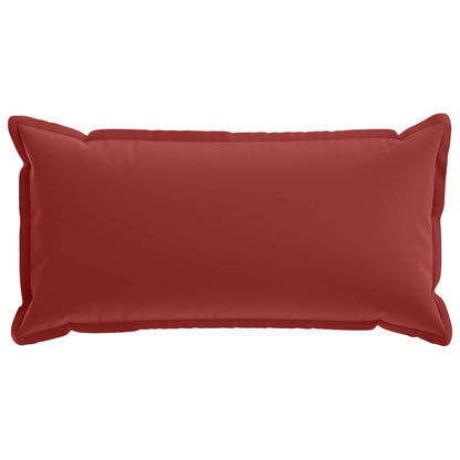 vidaXL Cushion with Pillow HOUTEN 12 pcs Wine Red Polyester