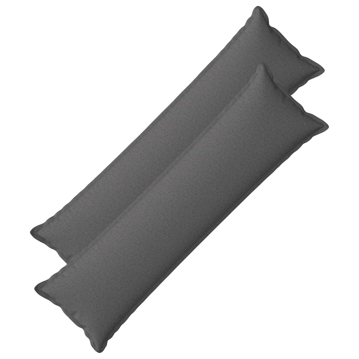 vidaXL Cushion with Pillow HOUTEN 2 pcs Light Grey Faux Linen