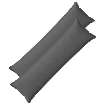 vidaXL Cushion with Pillow HOUTEN 2 pcs Light Grey Faux Linen