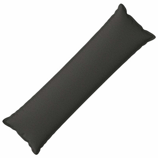vidaXL Cushion with Pillow HOUTEN Dark Grey 40 x 145 cm Faux Linen