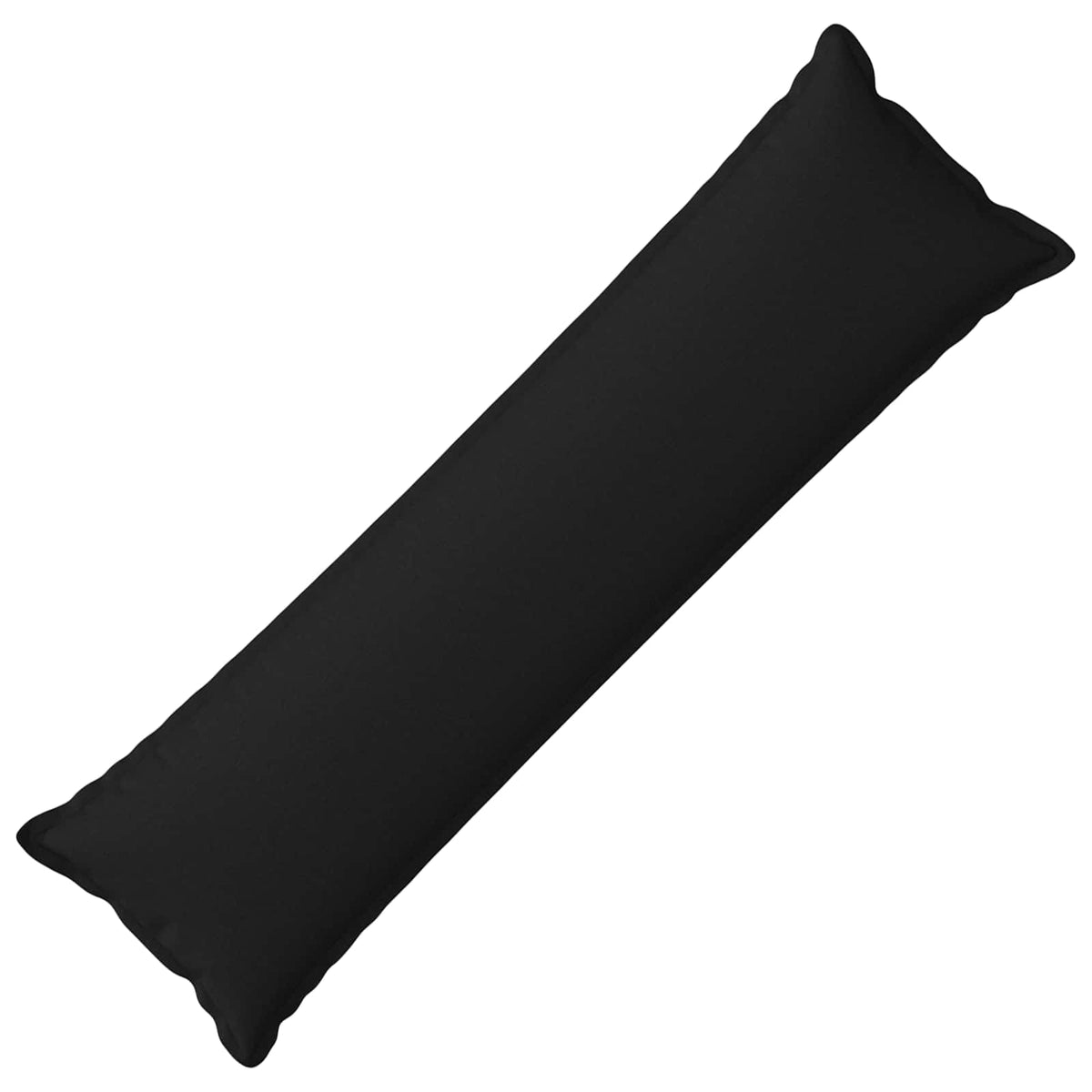 vidaXL Cushion with Pillow HOUTEN Black 40 x 145 cm Faux Linen