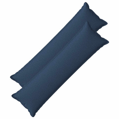 vidaXL Cushion with Pillow HOUTEN 2 pcs Blue Faux Linen