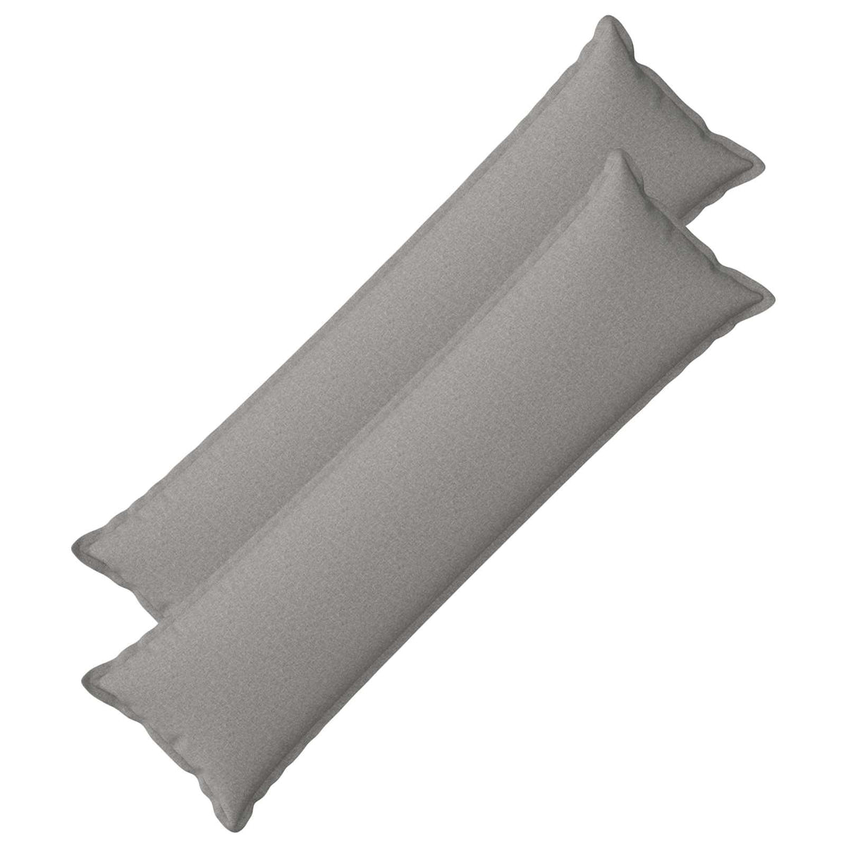 vidaXL Cushion with Pillow HOUTEN 2 pcs Cloud Grey Faux Linen