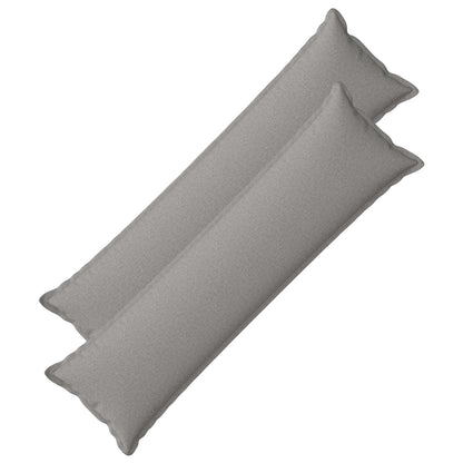 vidaXL Cushion with Pillow HOUTEN 2 pcs Cloud Grey Faux Linen