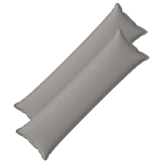 vidaXL Cushion with Pillow HOUTEN 2 pcs Cloud Grey Faux Linen