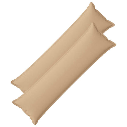 vidaXL Cushion with Pillow HOUTEN 2 pcs Cream Faux Linen