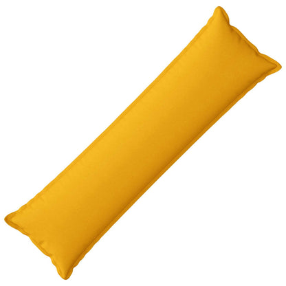 vidaXL Cushion with Pillow HOUTEN Light Yellow 40 x 145 cm Faux Linen