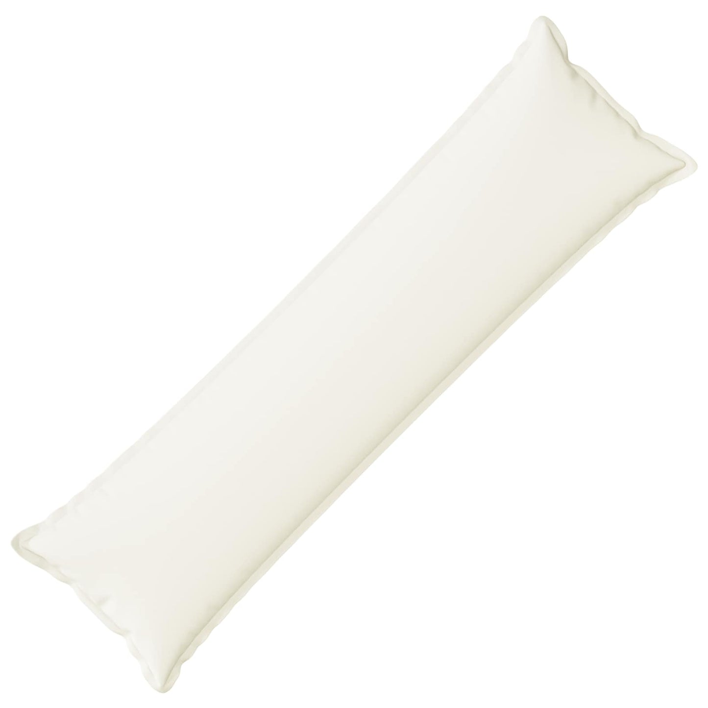vidaXL Cushion with Pillow HOUTEN White 40 x 145 cm Faux Linen