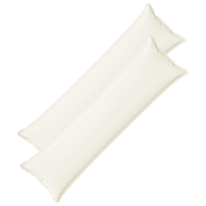 vidaXL Cushion with Pillow HOUTEN 2 pcs White Faux Linen