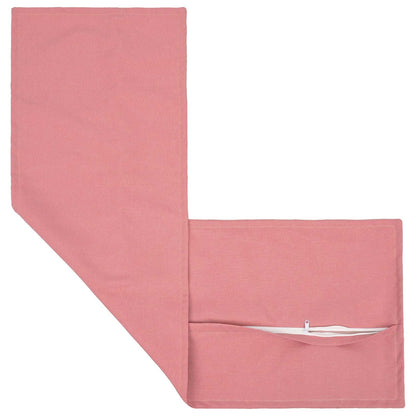 vidaXL Cushion with Pillow HOUTEN Pink 40 x 145 cm Faux Linen