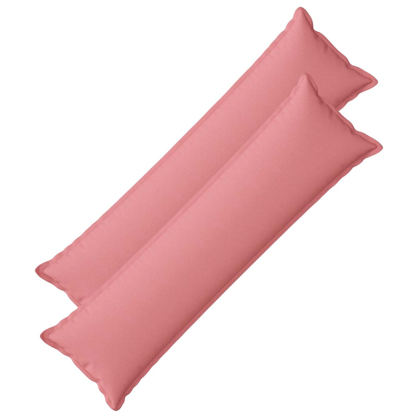 vidaXL Cushion with Pillow HOUTEN 2 pcs Pink Faux Linen