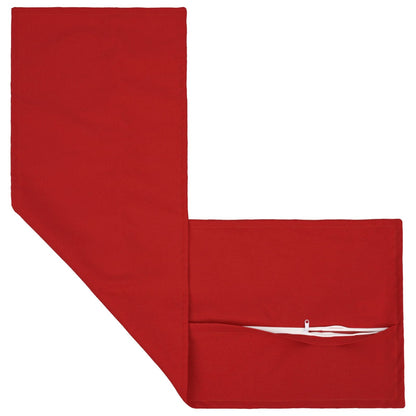 vidaXL Cushion with Pillow HOUTEN Red 40 x 145 cm Faux Linen