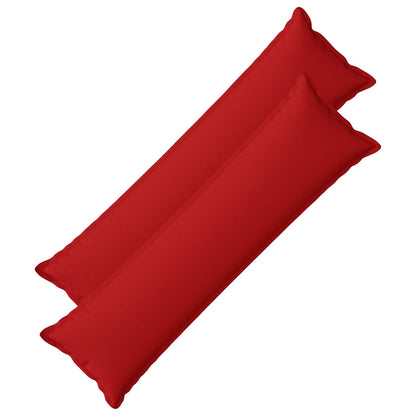 vidaXL Cushion with Pillow HOUTEN 2 pcs Red Faux Linen