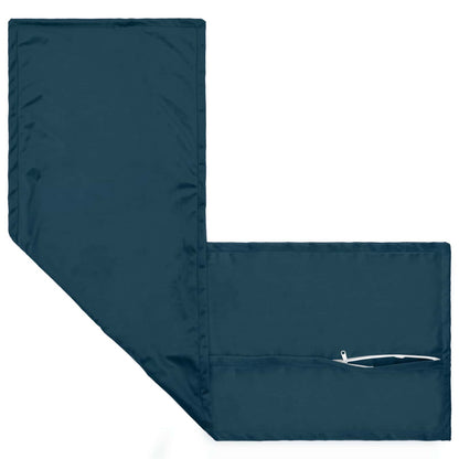 vidaXL Cushion with Pillow HOUTEN Blue 40 x 145 cm Velvet
