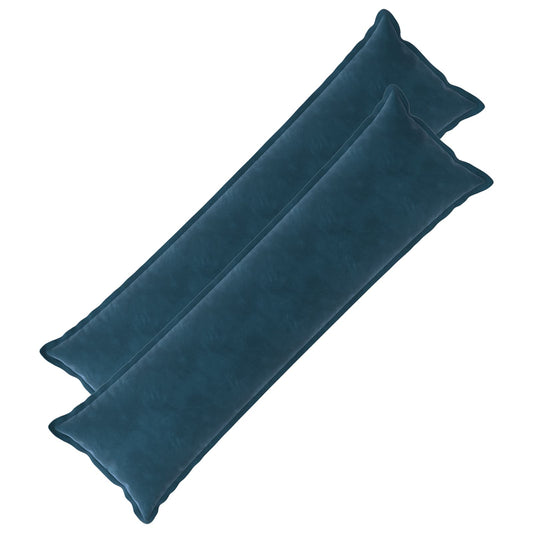 vidaXL Cushion with Pillow HOUTEN 2 pcs Blue Velvet