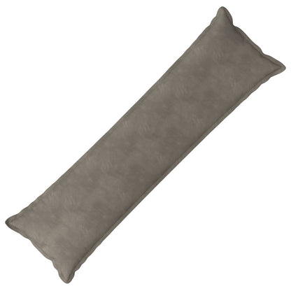 vidaXL Cushion with Pillow HOUTEN Light Grey 40 x 145 cm Velvet