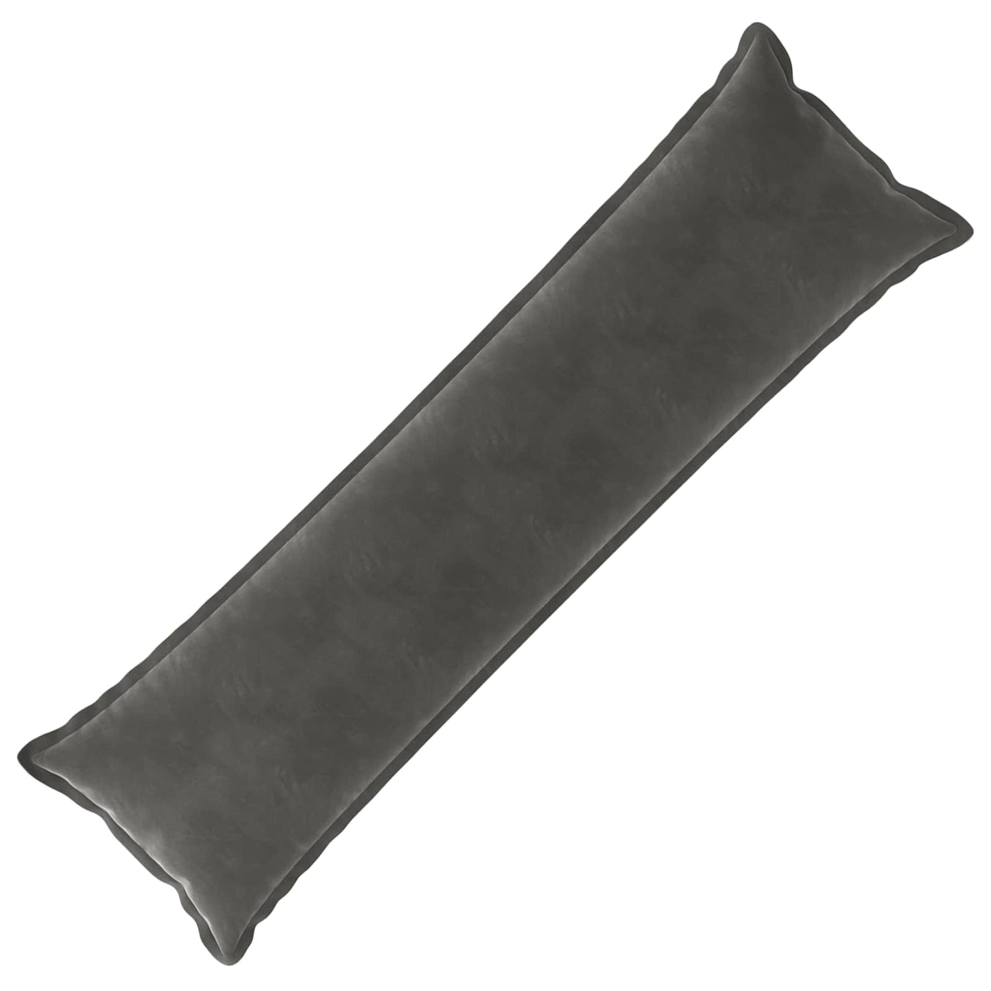 vidaXL Cushion with Pillow HOUTEN Dark Grey 40 x 145 cm Velvet