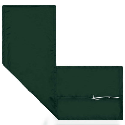 vidaXL Cushion with Pillow HOUTEN Dark Green 40 x 145 cm Velvet