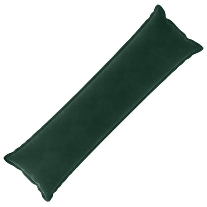 vidaXL Cushion with Pillow HOUTEN Dark Green 40 x 145 cm Velvet