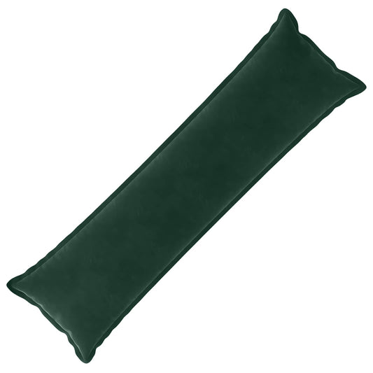 vidaXL Cushion with Pillow HOUTEN Dark Green 40 x 145 cm Velvet