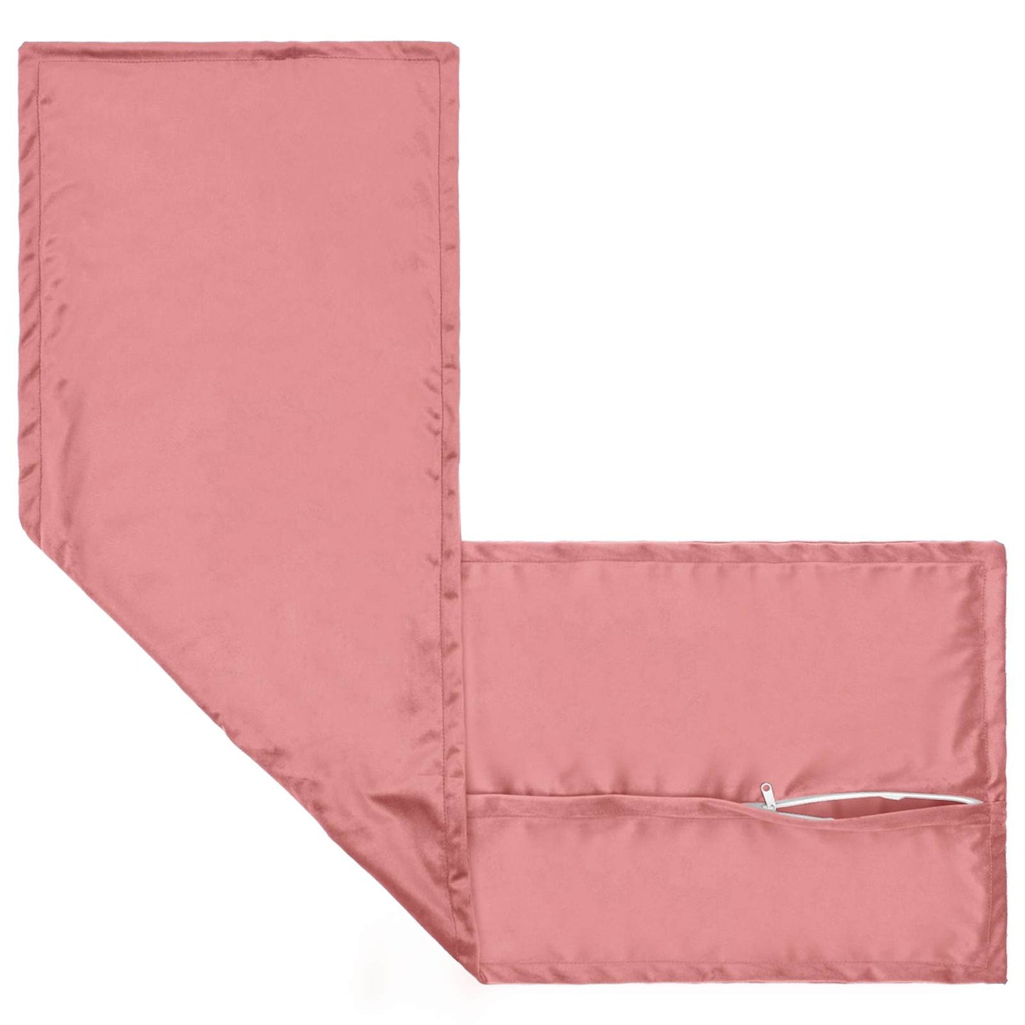 vidaXL Cushion with Pillow HOUTEN Pink 40 x 145 cm Velvet