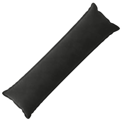 vidaXL Cushion with Pillow HOUTEN Black 40 x 145 cm Velvet