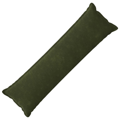 vidaXL Cushion with Pillow HOUTEN Green 40 x 145 cm Microfiber Fleece