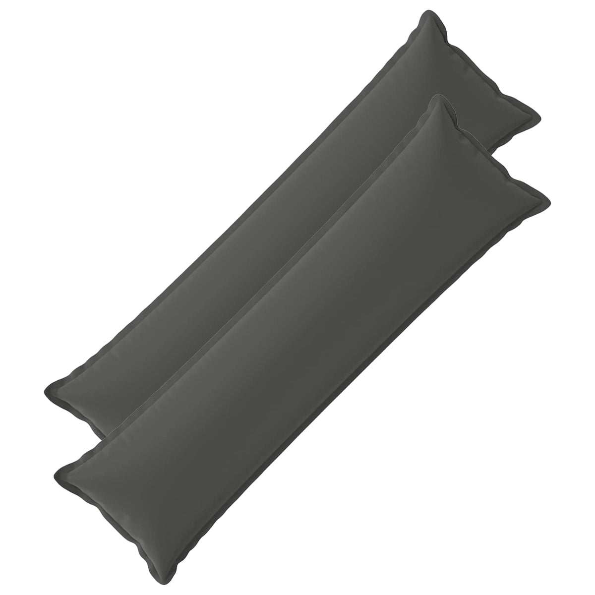vidaXL Cushion with Pillow HOUTEN 2 pcs Anthracite Polyester